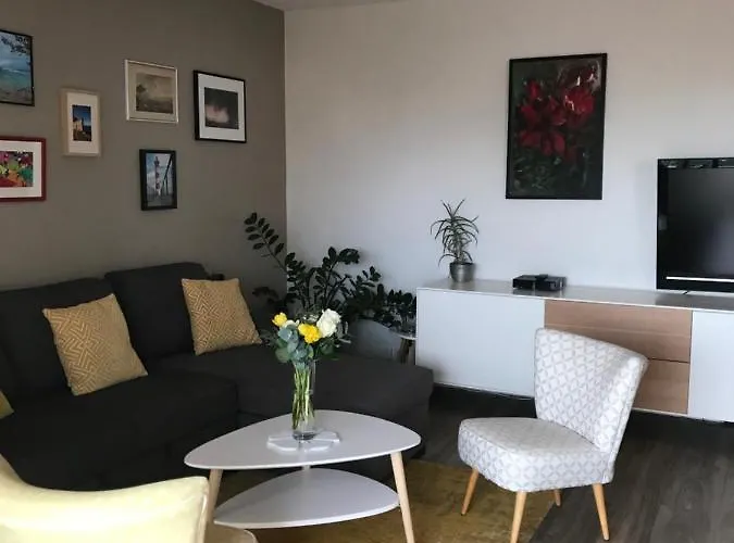 公寓 Bel Avec Terrasse, Piscine, Parking Prive Et Club De Tennis, Padel En Sus 昂蒂布