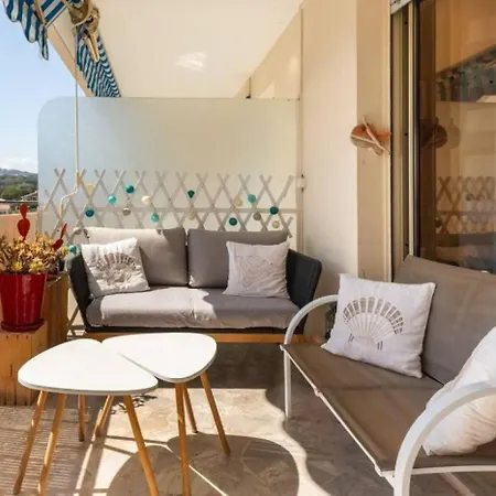 Bel Avec Terrasse, Piscine, Parking Prive Et Club De Tennis, Padel En Sus Antibes